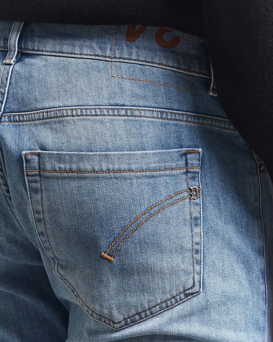 Men | Jeans | Dondup | George Distressed Jeans Light Blue