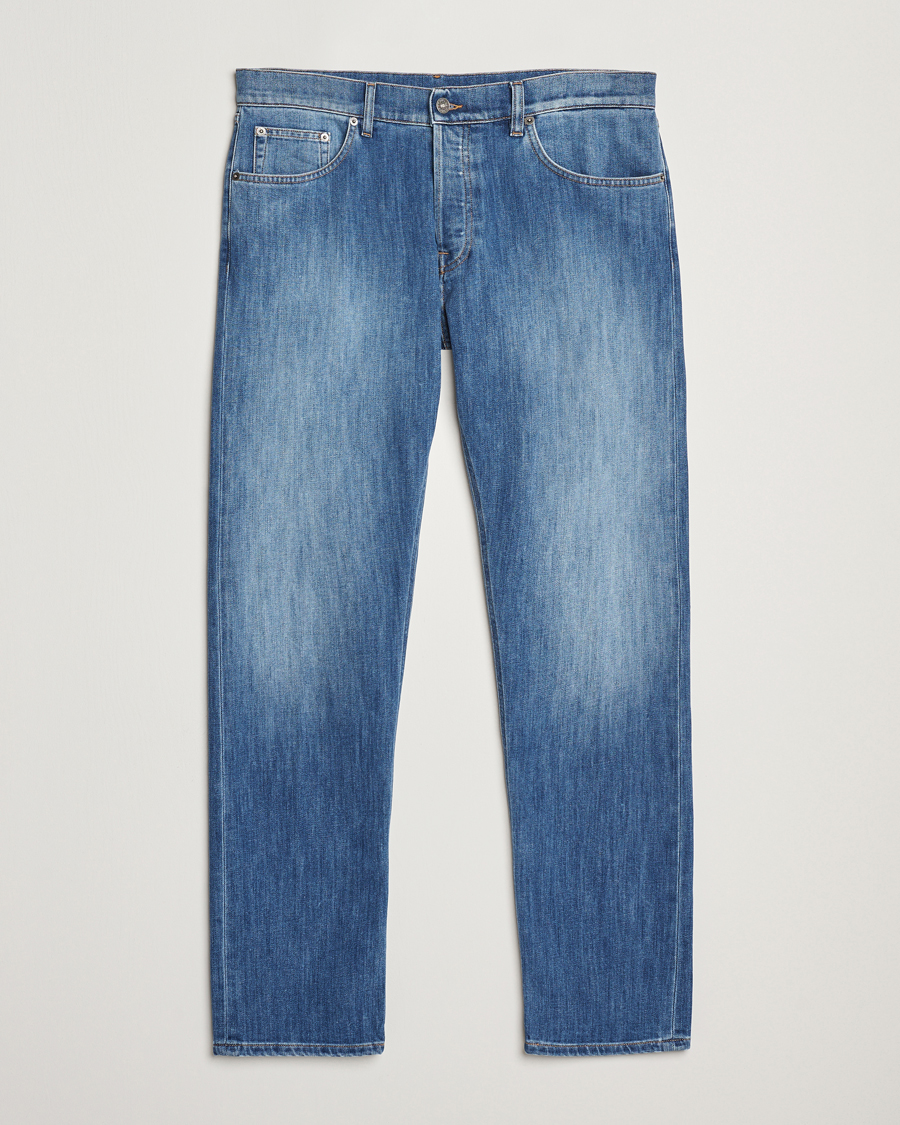 Men | Jeans | Dondup | Icon Regular Fit Jeans Medium Blue