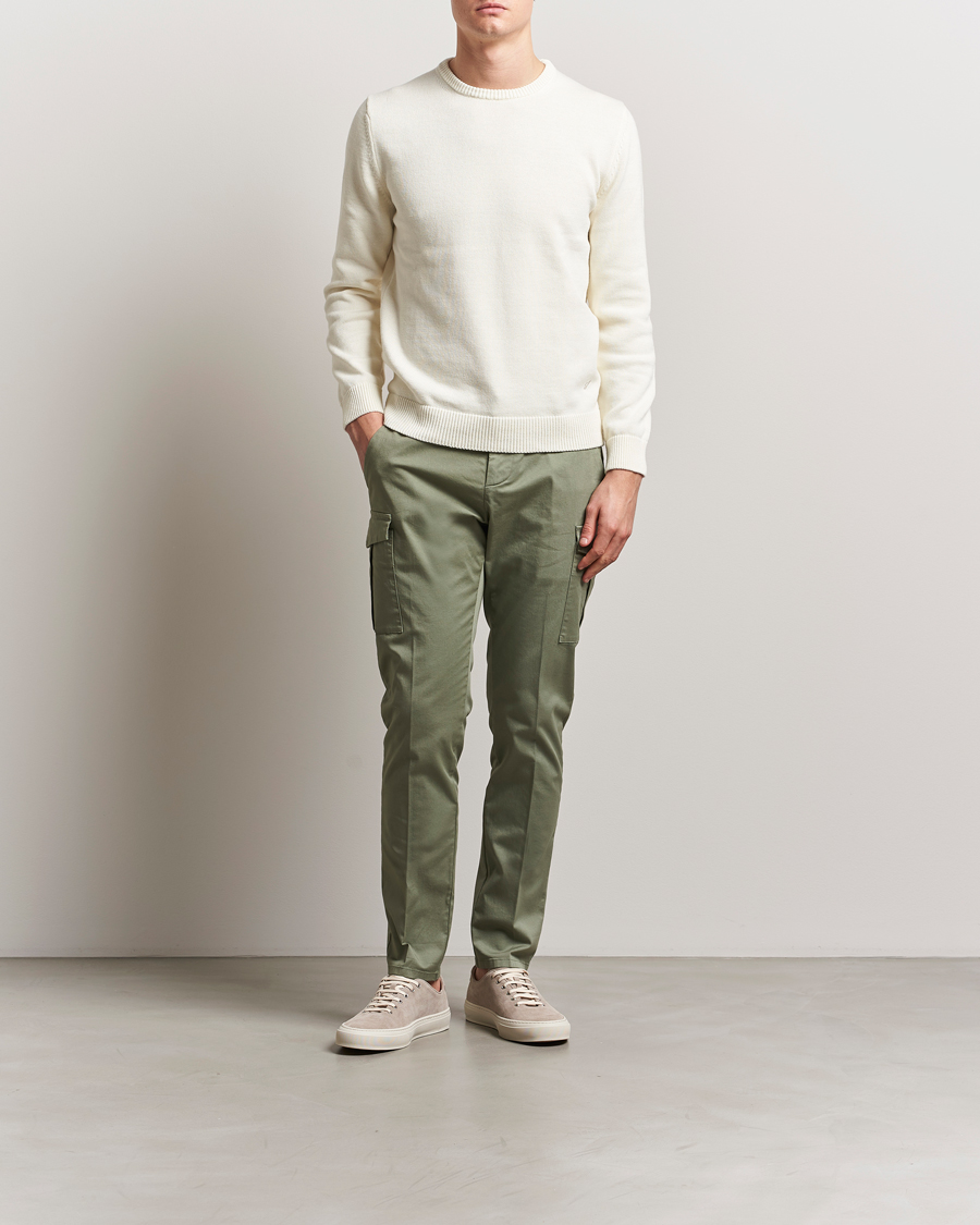 Men | Trousers | Dondup | Eddie Cargo Pants Green