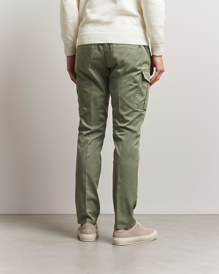 Men | Trousers | Dondup | Eddie Cargo Pants Green