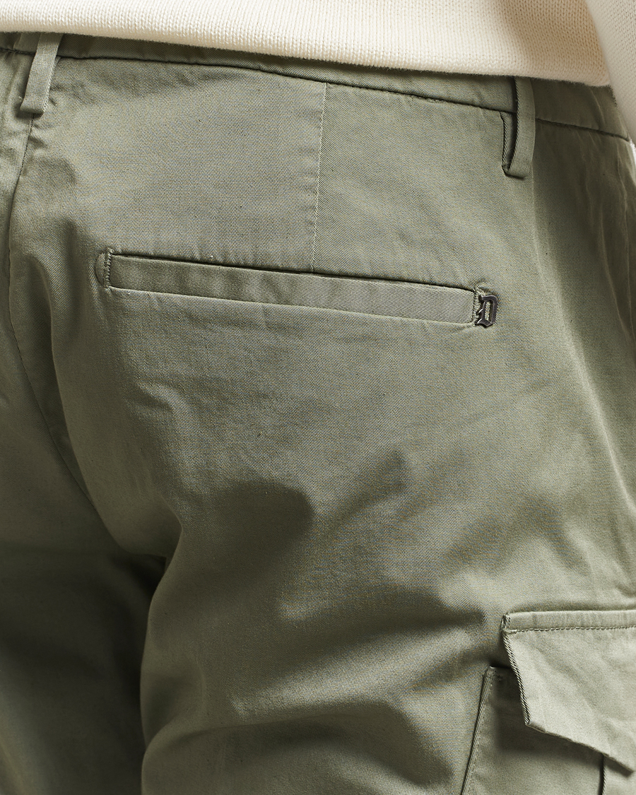 Men | Trousers | Dondup | Eddie Cargo Pants Green