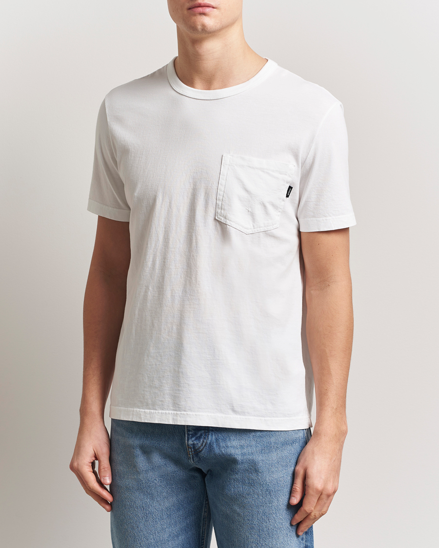 Men | T-Shirts | Dondup | Pocket Crew Neck T-Shirt White