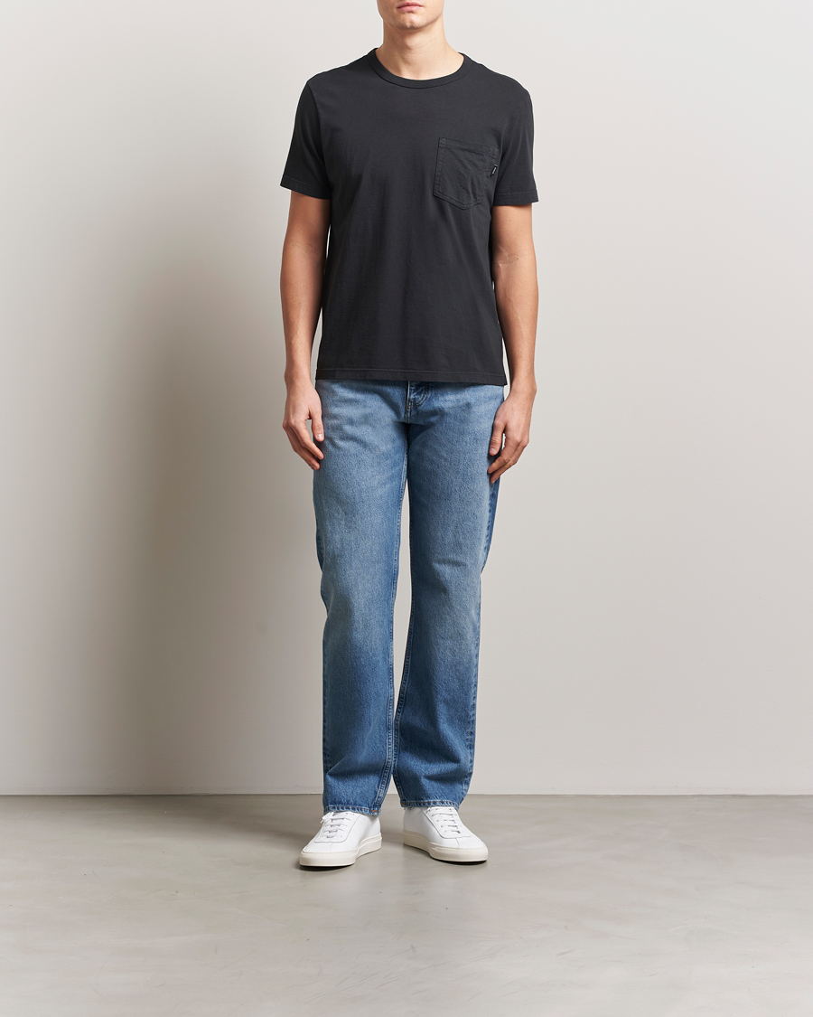Men | T-Shirts | Dondup | Pocket Crew Neck T-Shirt Black