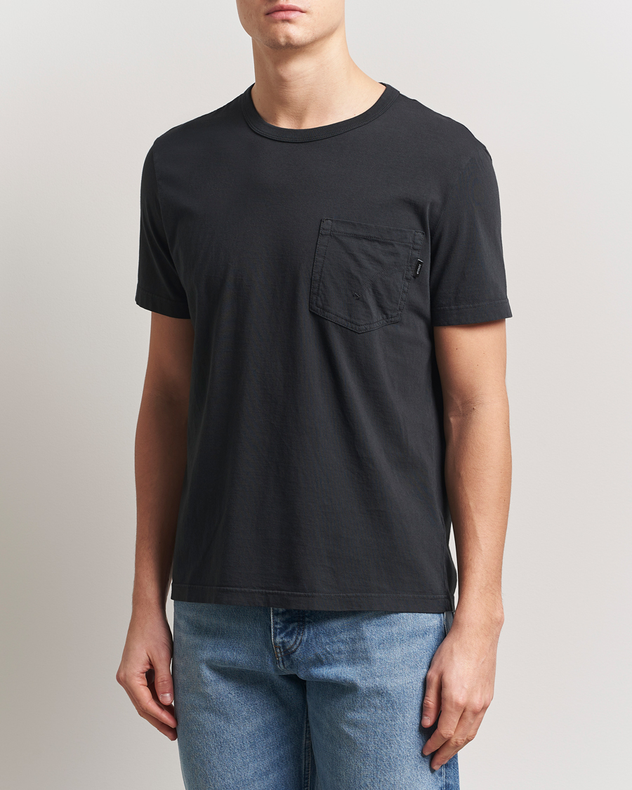 Men | T-Shirts | Dondup | Pocket Crew Neck T-Shirt Black