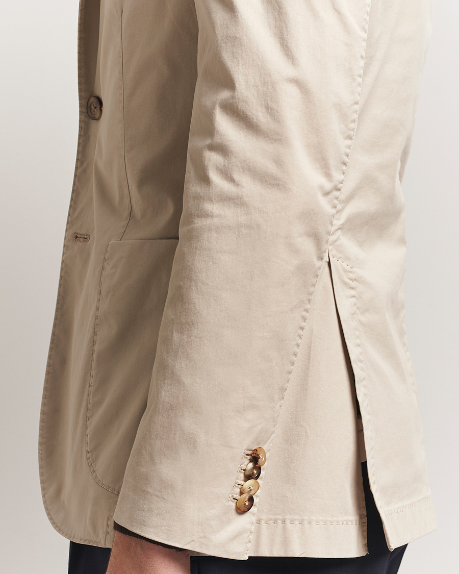 Men | Blazers | Boglioli | K Jacket Supima Cotton Blazer Beige