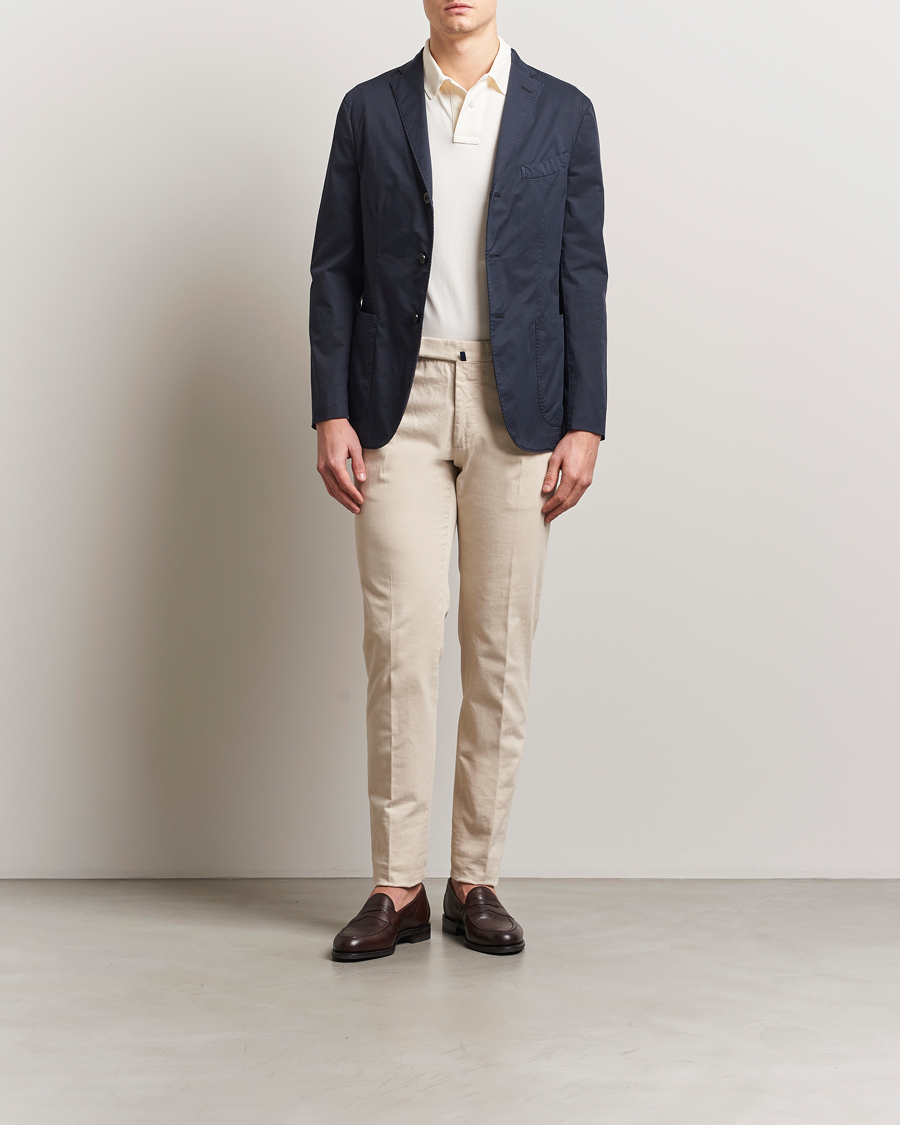 Men | Blazers | Boglioli | K Jacket Supima Cotton Blazer Navy
