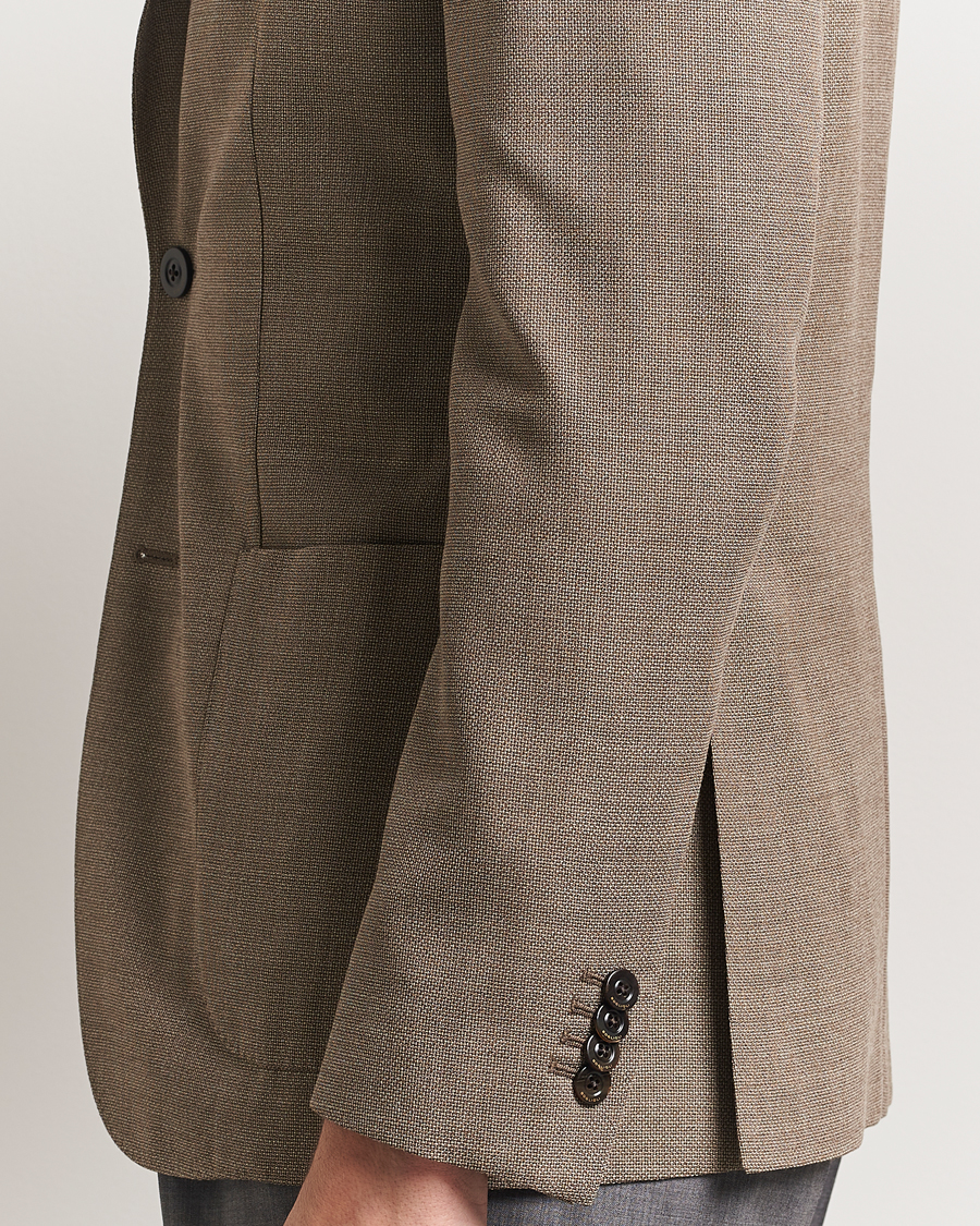 Men | Blazers | Boglioli | K Jacket Wool Hopsack Blazer Beige
