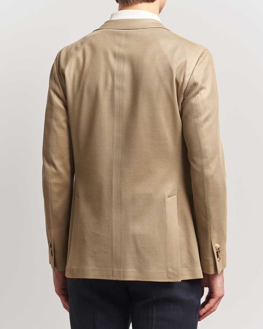 Men | Blazers | Boglioli | K Jacket Hopsack Jersey Blazer Beige