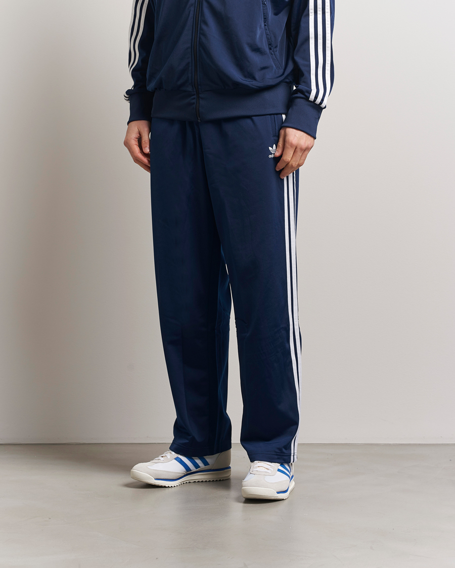 Men | Trousers | adidas Originals | Firebird Track Pants Navy/White