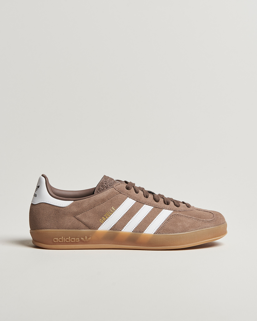 Men | Sneakers | adidas Originals | Gazelle Indoor Sneaker Earth Brown/White