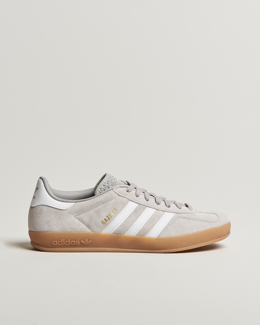 Men | Sneakers | adidas Originals | Gazelle Indoor Sneaker Light Grey/White