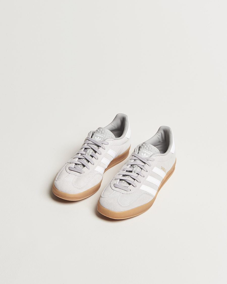 Men | Sneakers | adidas Originals | Gazelle Indoor Sneaker Light Grey/White