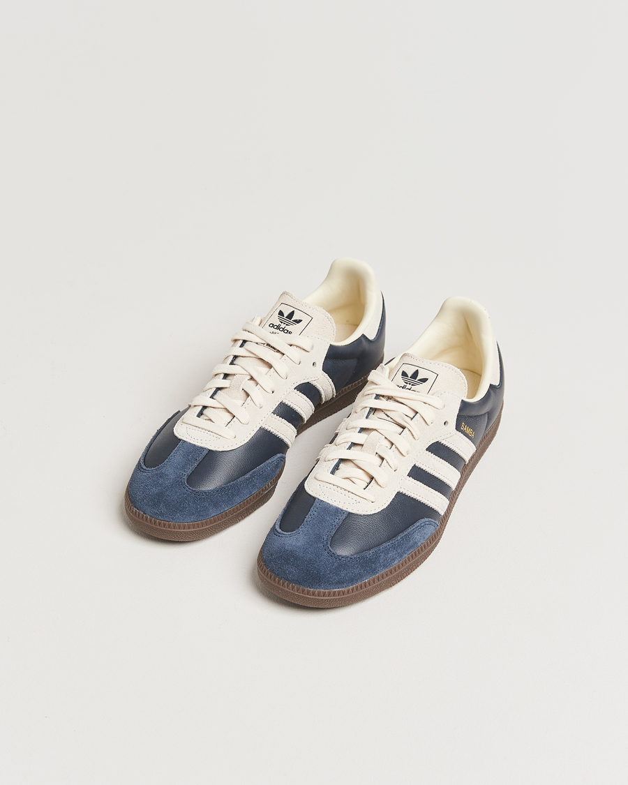 Men | Sneakers | adidas Originals | Samba Original Sneaker Dark Blue/Off White