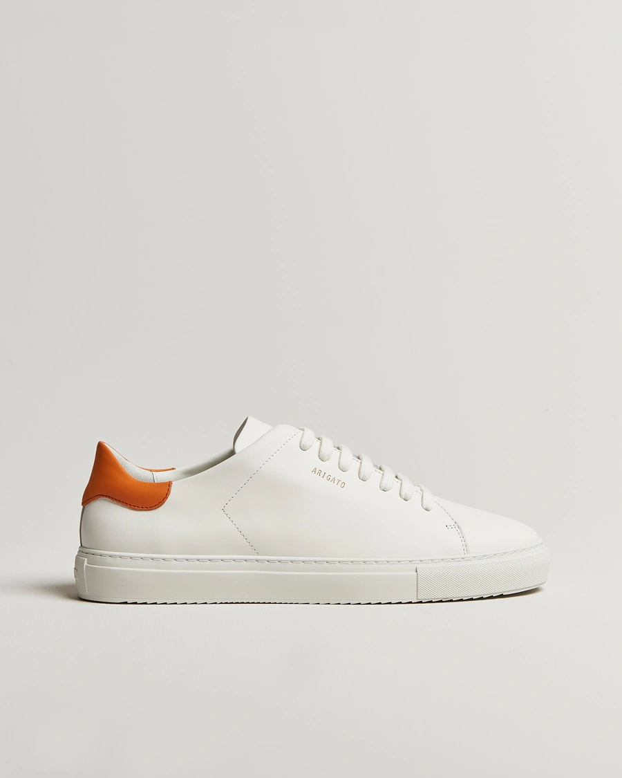 Men | Sneakers | Axel Arigato | Clean 90 Sneaker White/Orange