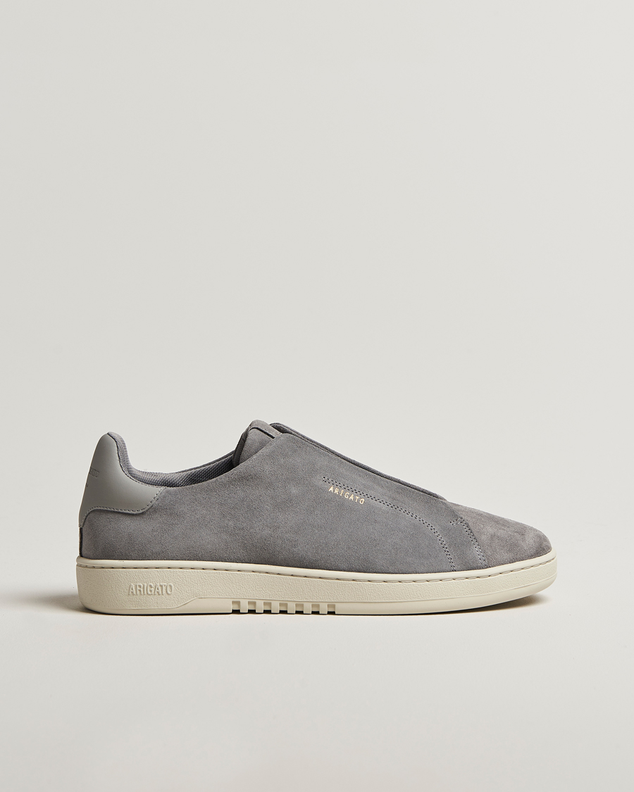Men | Sneakers | Axel Arigato | Dice Laceless Sneaker Dark Grey Suede