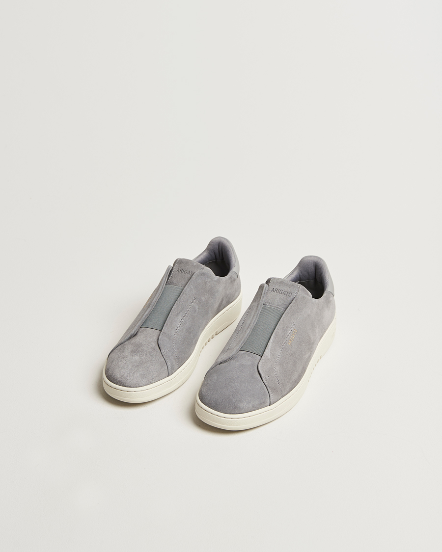 Men | Sneakers | Axel Arigato | Dice Laceless Suede Sneaker Dark Grey