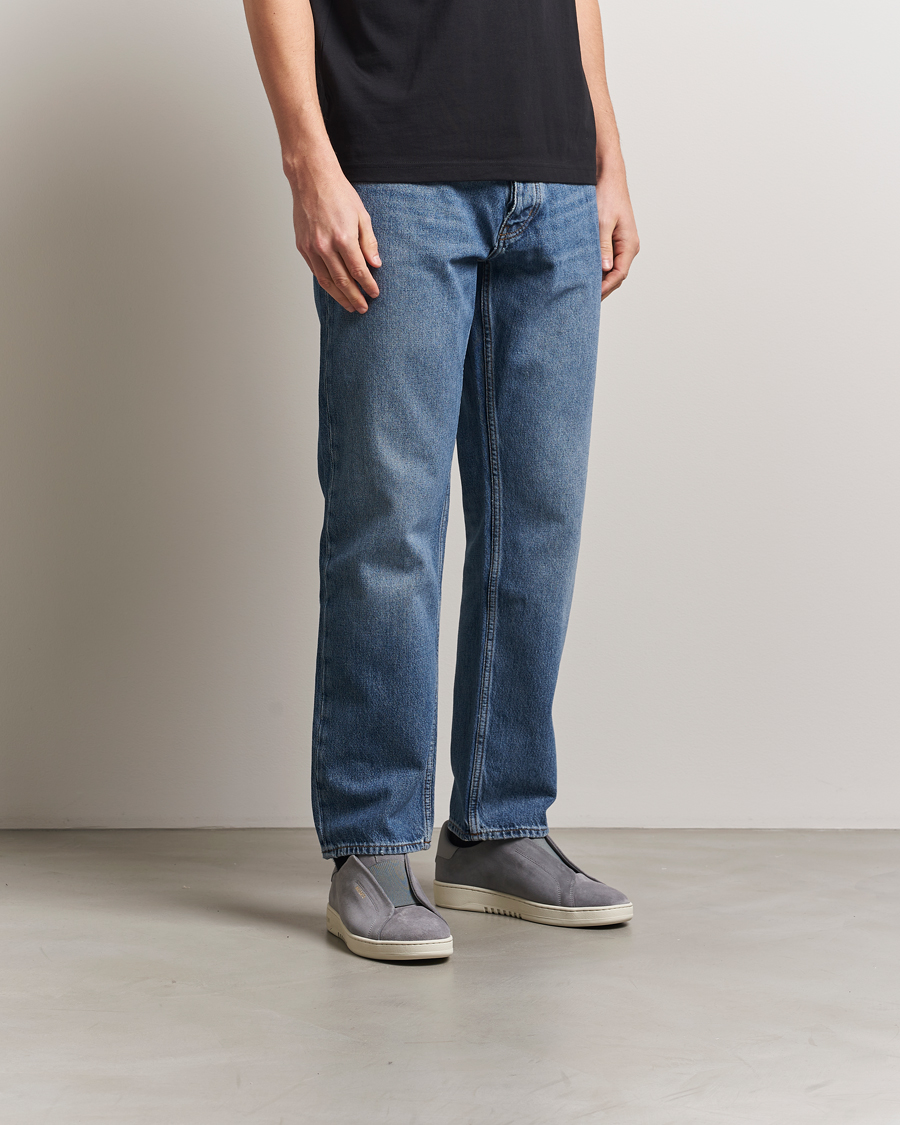 Men | Sneakers | Axel Arigato | Dice Laceless Suede Sneaker Dark Grey