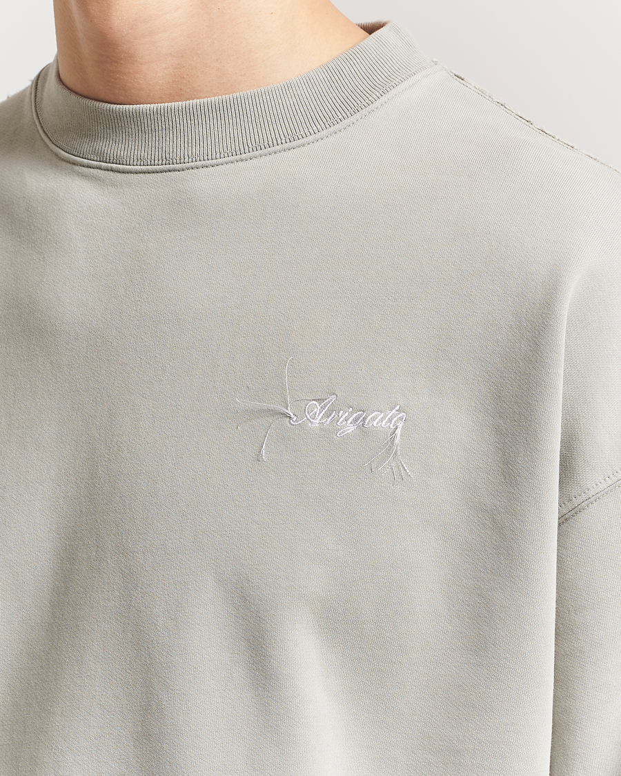 Men | Sweaters & Knitwear | Axel Arigato | Honor Washed Sweatshirt Sage Green