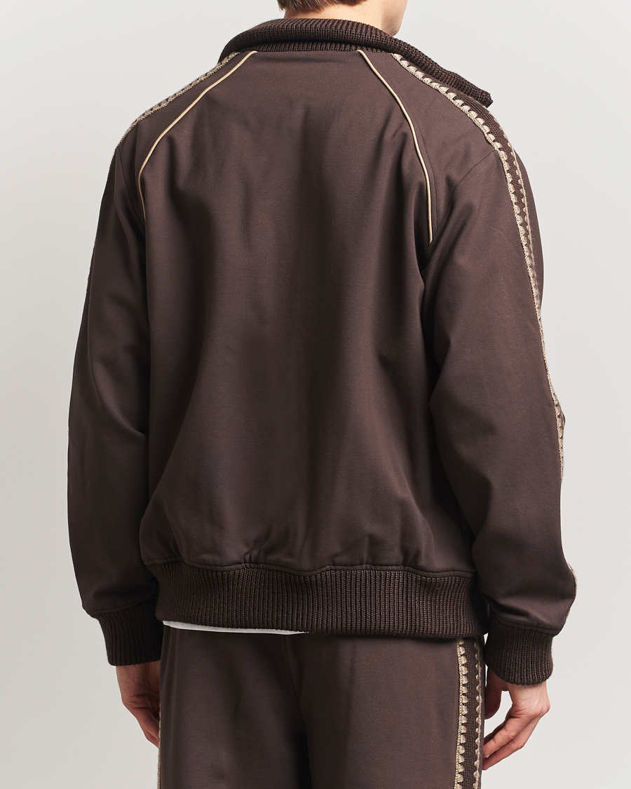 Men | Sweaters & Knitwear | Axel Arigato | Carter Track Jacket Dark Brown