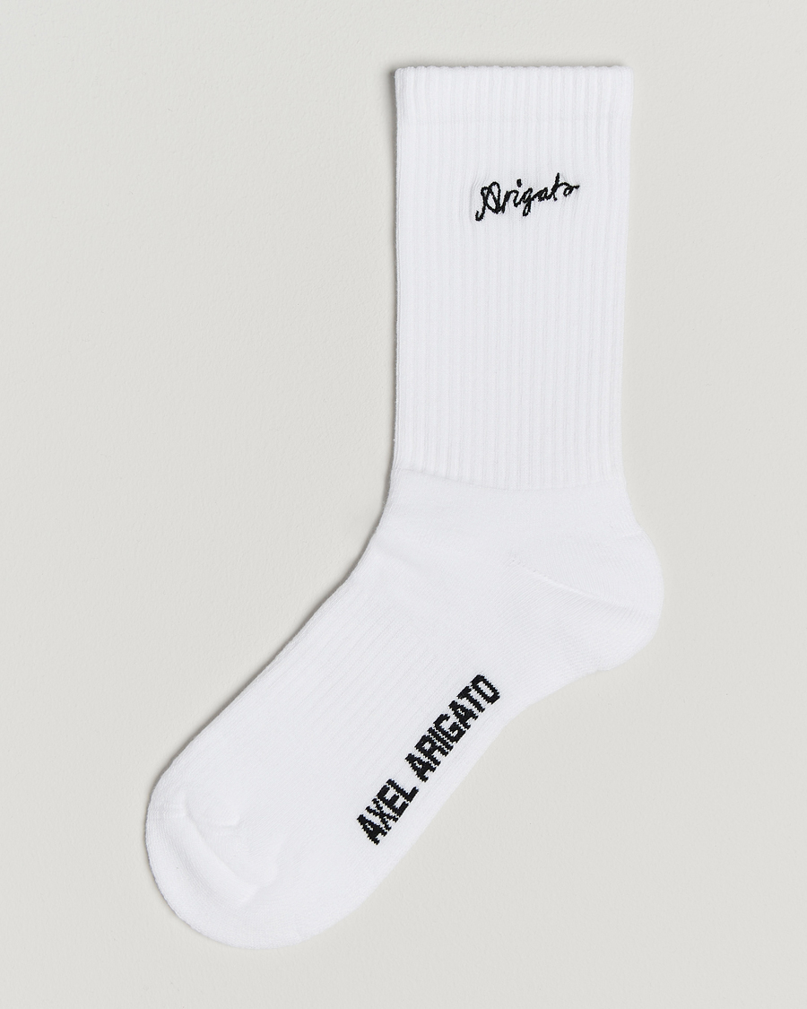 Men | Underwear & Socks | Axel Arigato | Sribble Logo Socks White