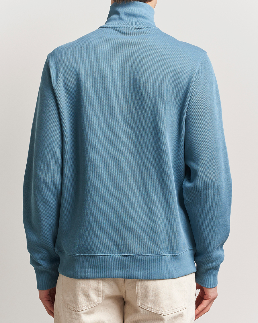 Men | Sweaters & Knitwear | Lacoste | Rib Interlock Half Zip Limestone