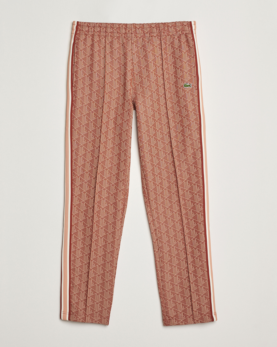 Men | Trousers | Lacoste | Monogram Track Pants Iberis/Latte