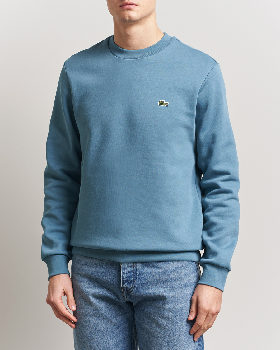 Men | Sweaters & Knitwear | Lacoste | Crew Neck Sweatshirt Limestone
