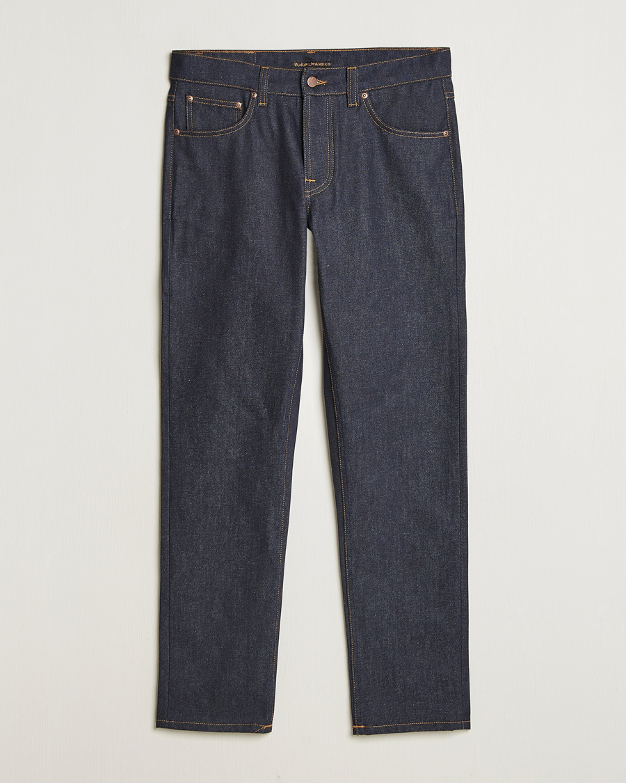 Men | Jeans | Nudie Jeans | Solid Ollie Jeans Dry Abyss