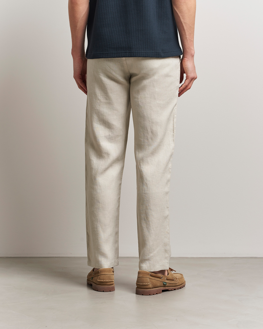 Men | Trousers | Samsøe Samsøe | Jabari Linen Drawstring Trousers Moonstruck