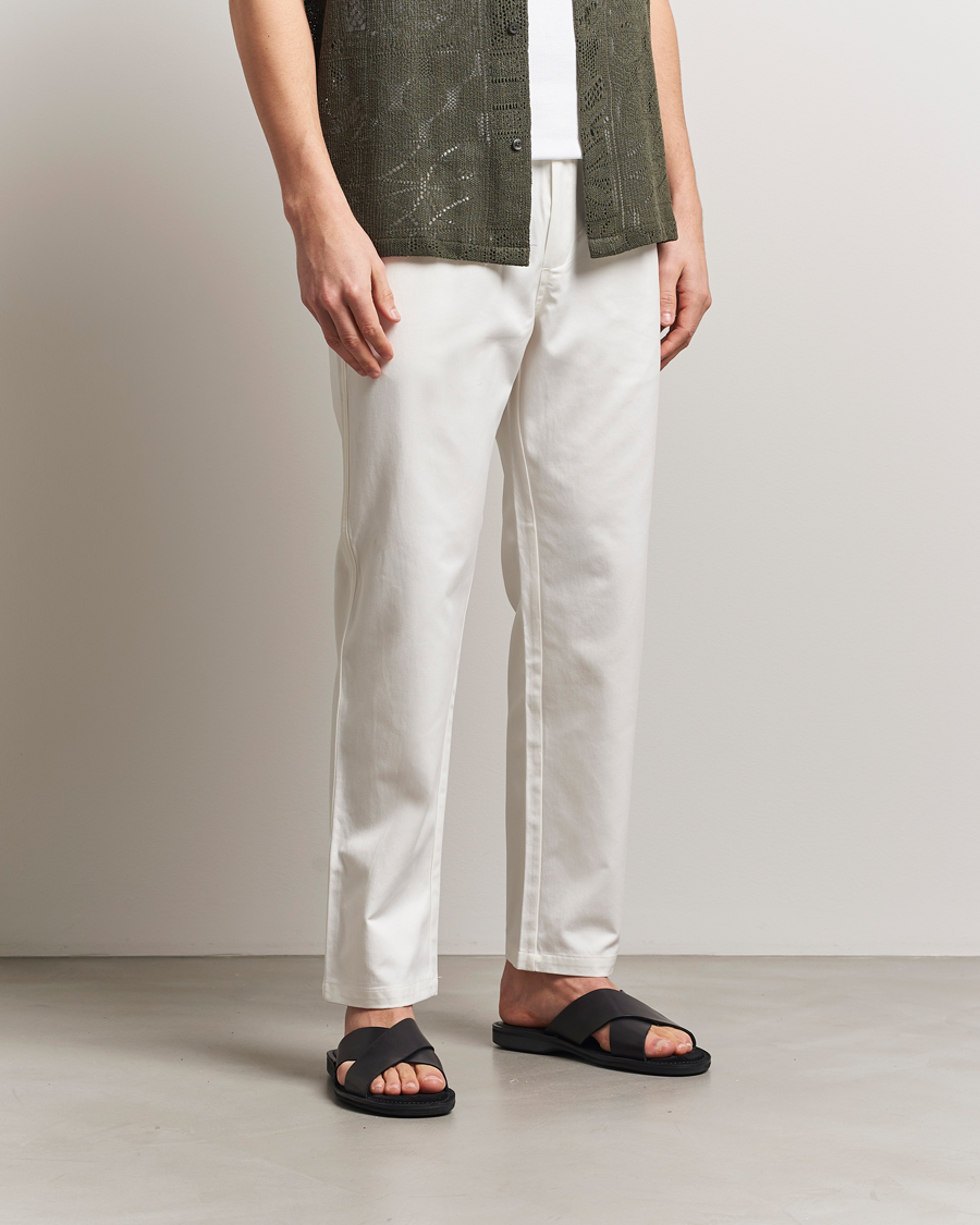 Men | Trousers | Samsøe Samsøe | Jabari Drawstring Trousers Clear Cream
