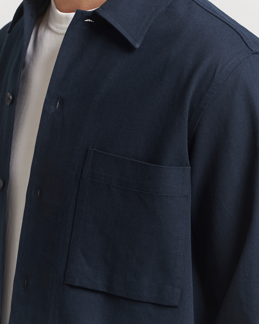 Men | Shirts | Samsøe Samsøe | Damon Go Overshirt Salute Navy