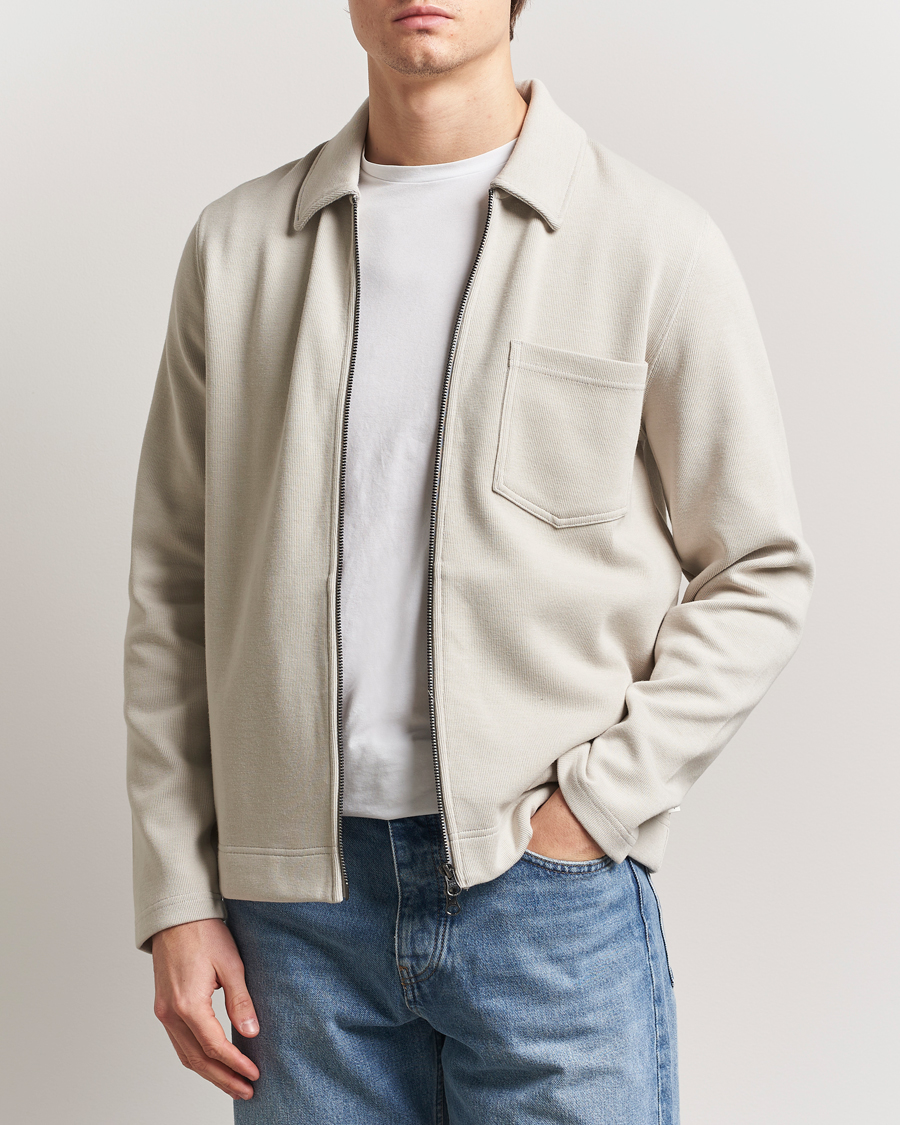 Men | Sweaters & Knitwear | Samsøe Samsøe | Hannes Full Zip Sweater Moonstruck