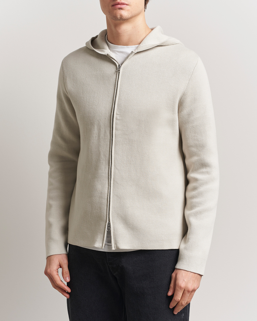 Men | Sweaters & Knitwear | Samsøe Samsøe | Niklas Full Zip Hoodie Moonstruck