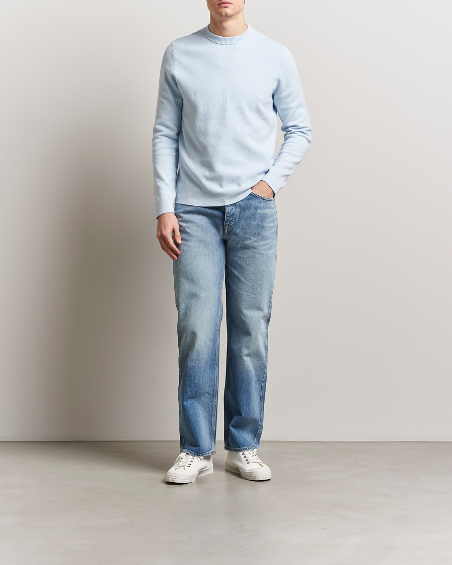 Men | Sweaters & Knitwear | Samsøe Samsøe | Niklas Crew Neck Sweater Skyway