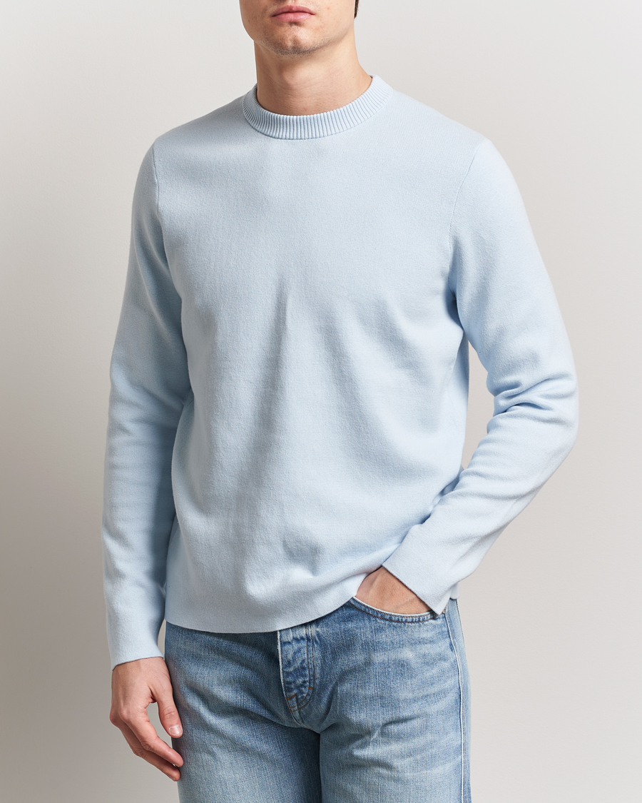 Men | Sweaters & Knitwear | Samsøe Samsøe | Niklas Crew Neck Sweater Skyway