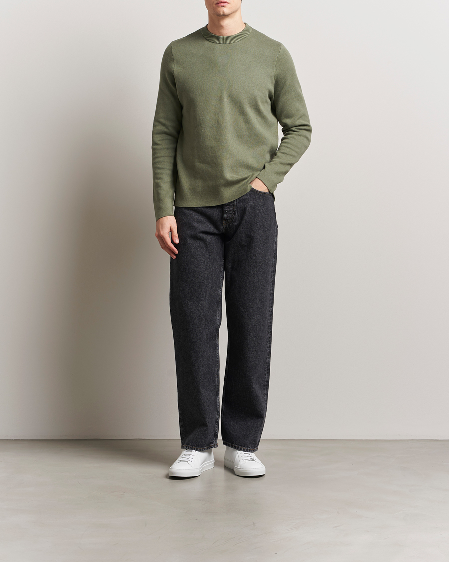 Men | Sweaters & Knitwear | Samsøe Samsøe | Niklas Crew Neck Sweater Four Leaf Clover