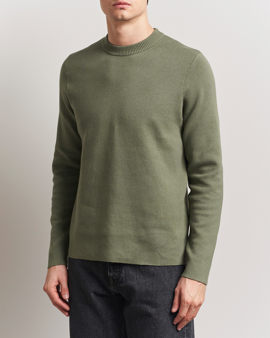 Men | Sweaters & Knitwear | Samsøe Samsøe | Niklas Crew Neck Sweater Four Leaf Clover