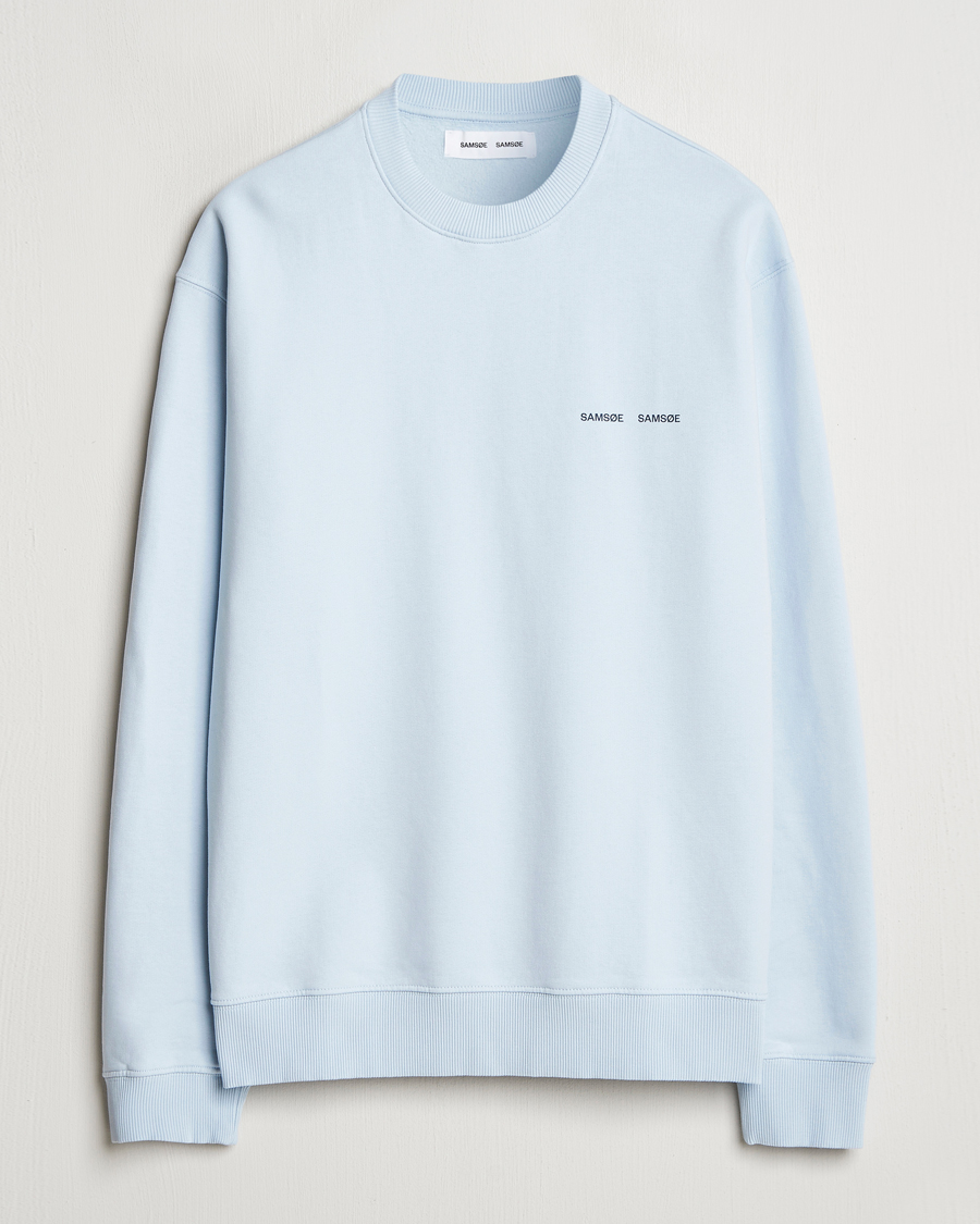 Men | Sweaters & Knitwear | Samsøe Samsøe | Norsbro Crew Neck Sweatshirt Skyway