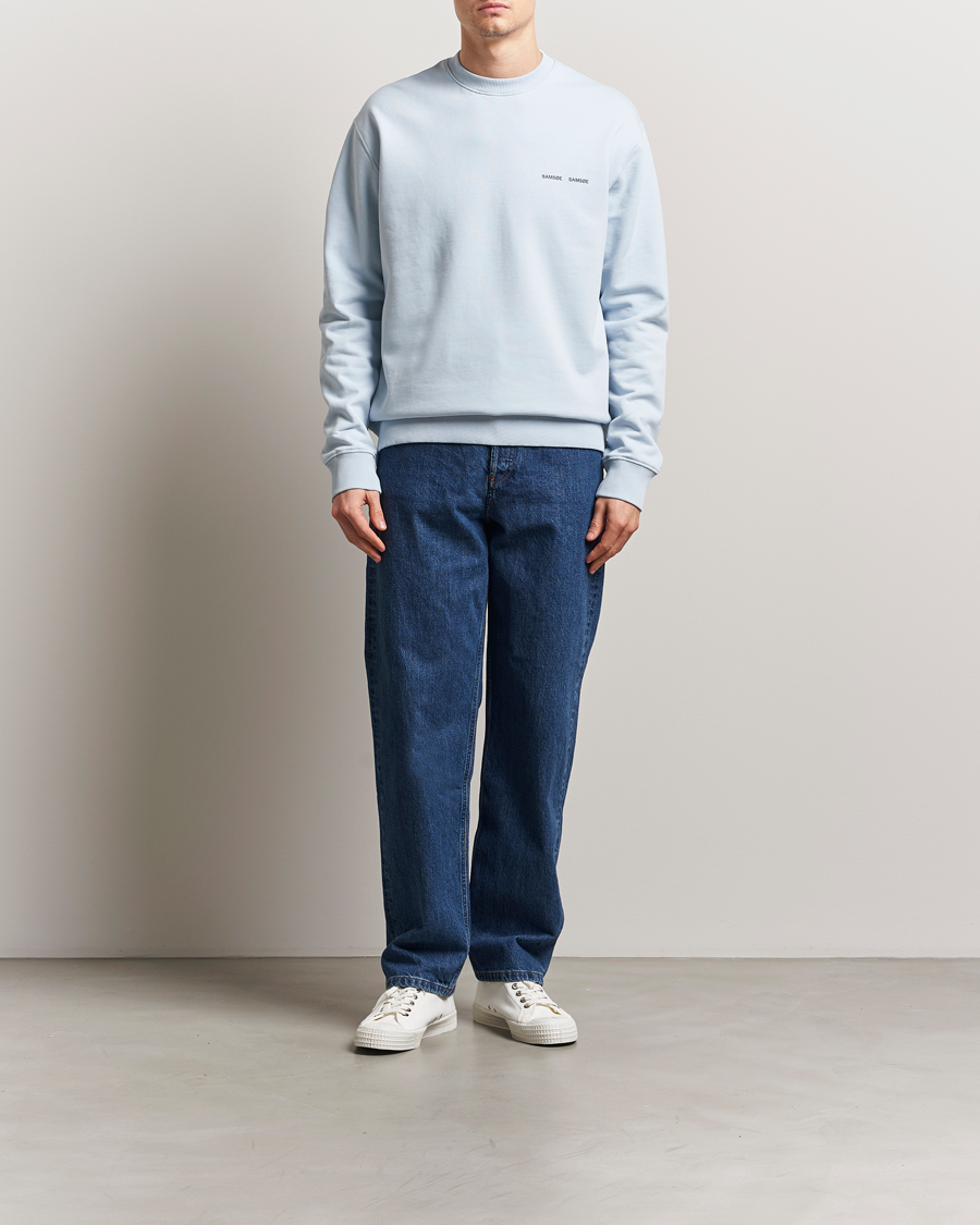 Men | Sweaters & Knitwear | Samsøe Samsøe | Norsbro Crew Neck Sweatshirt Skyway