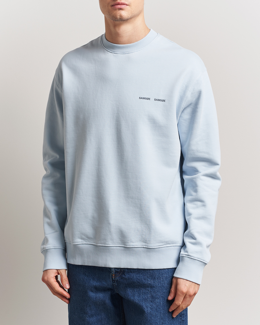 Men | Sweaters & Knitwear | Samsøe Samsøe | Norsbro Crew Neck Sweatshirt Skyway