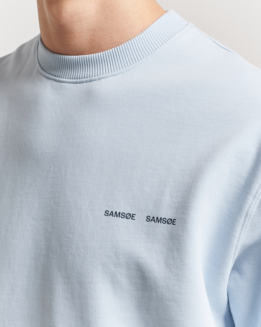 Men | Sweaters & Knitwear | Samsøe Samsøe | Norsbro Crew Neck Sweatshirt Skyway