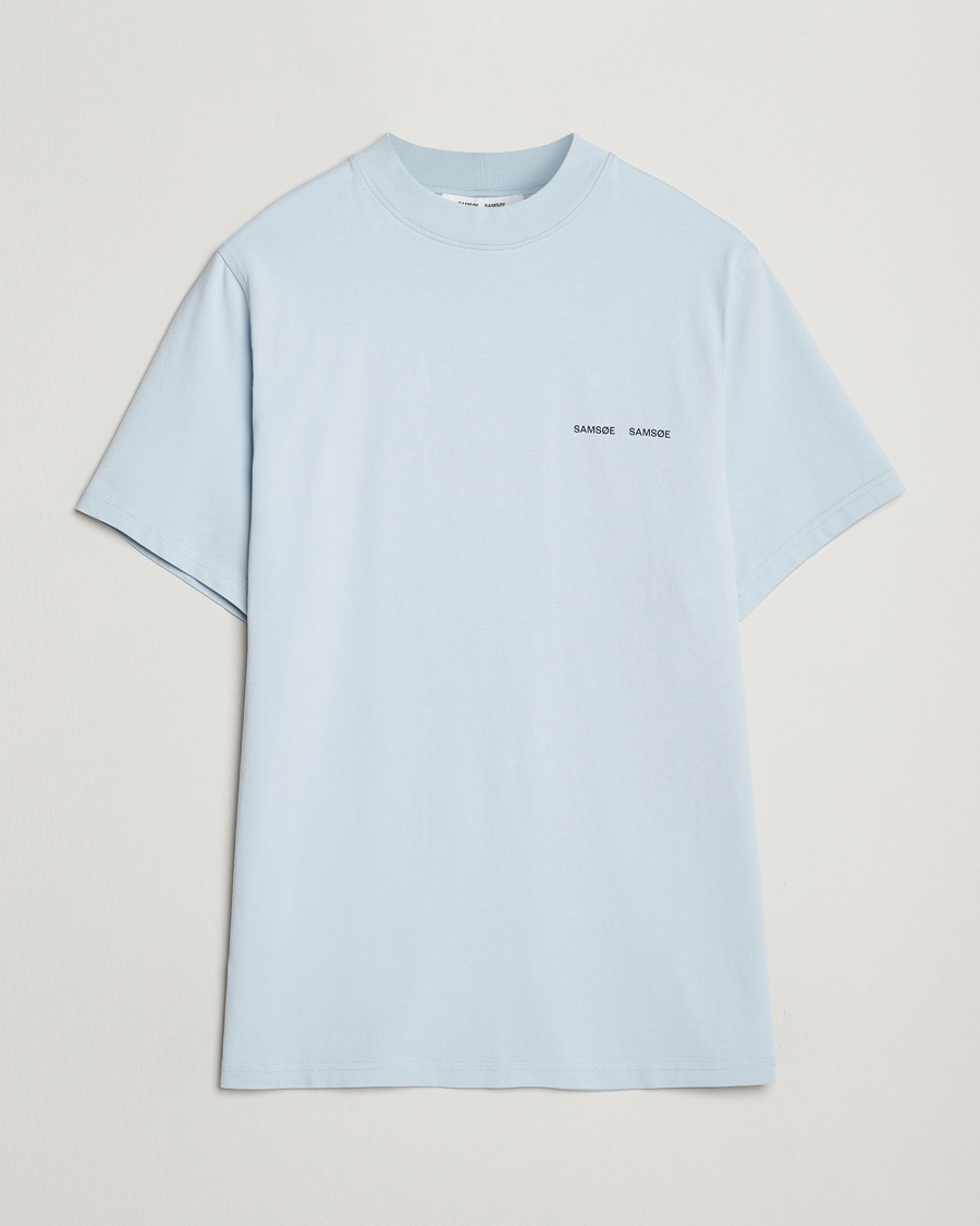 Men | T-Shirts | Samsøe Samsøe | Norsbro Organic Cotton T-Shirt Skyway