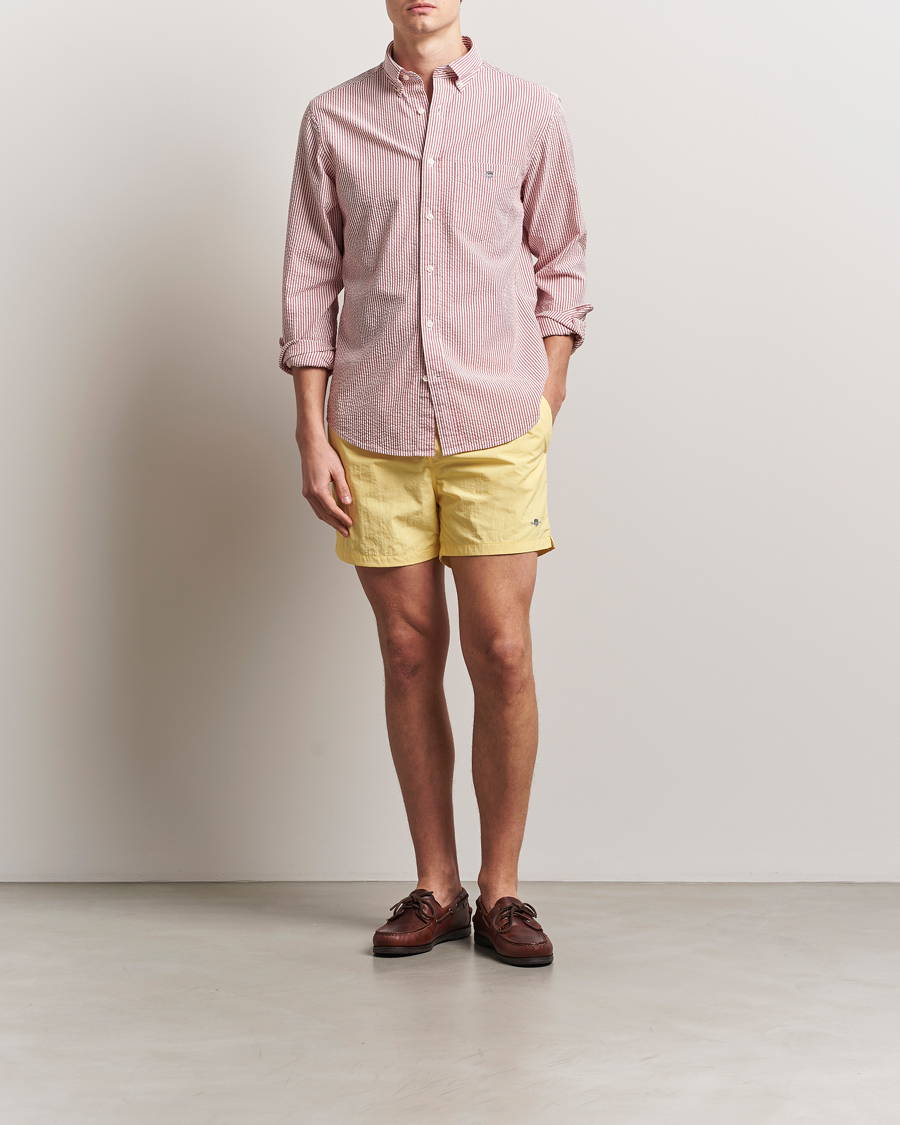 Men | Swimwear | GANT | Basic Swimshorts Banana Yellow