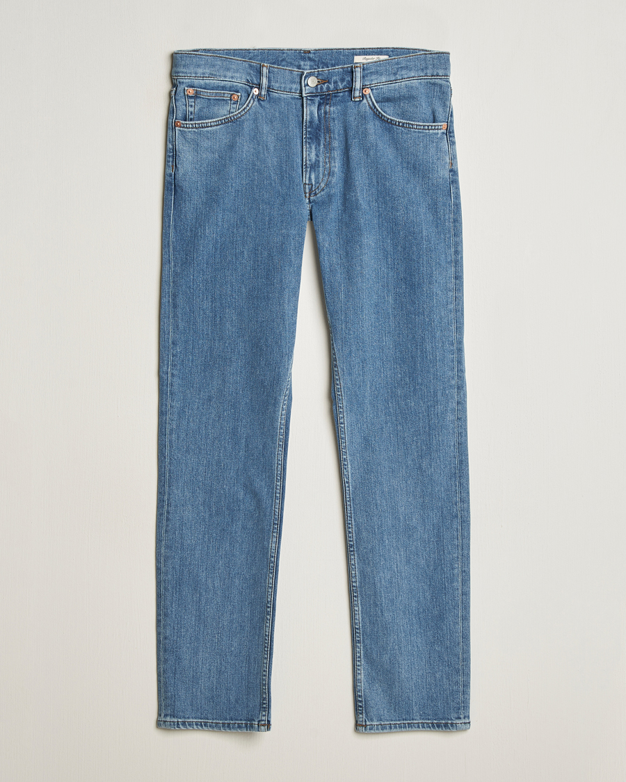 Men | Jeans | GANT | Regular Fit Jeans Mid Blue Worn In