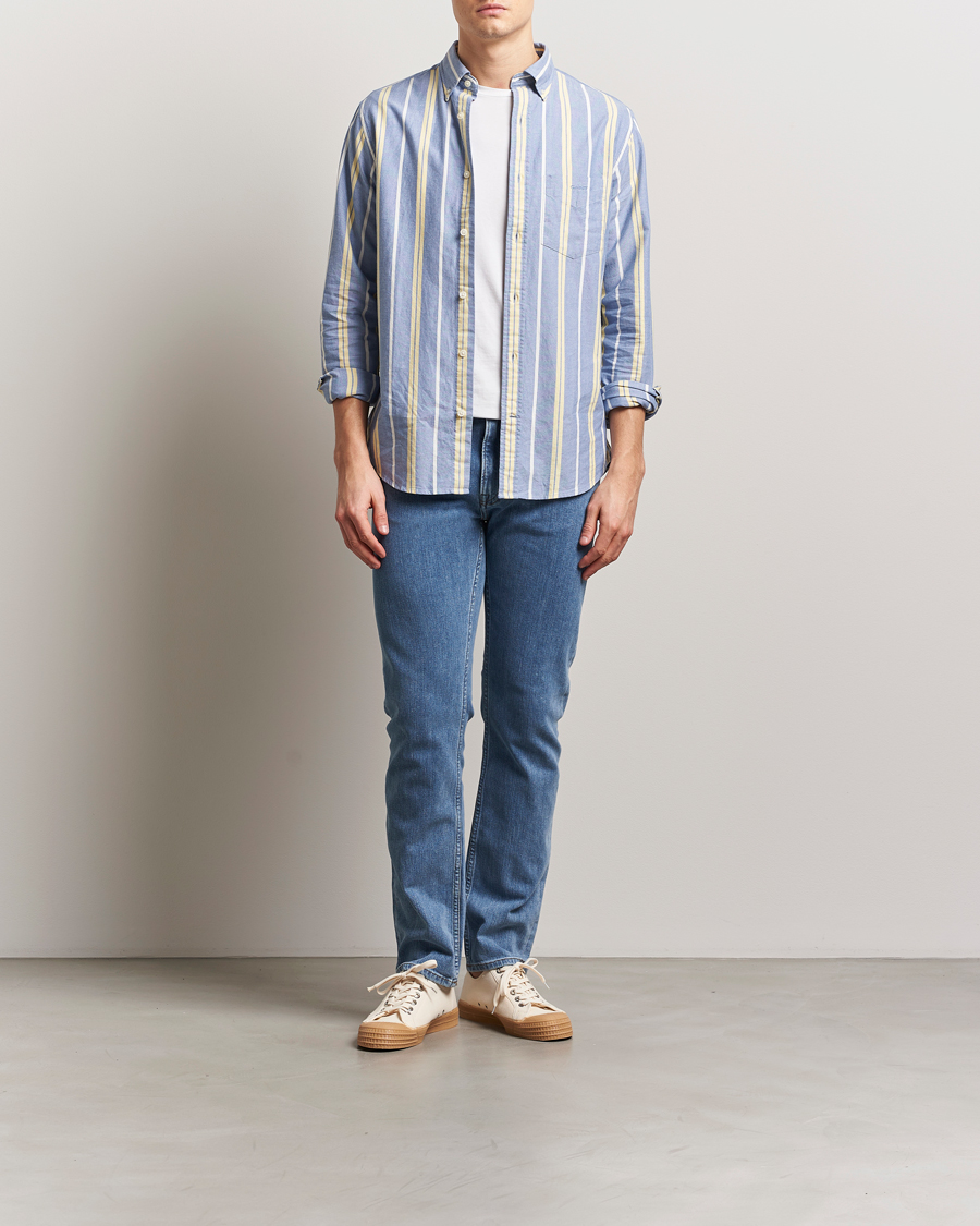 Men | Jeans | GANT | Regular Fit Jeans Mid Blue Worn In