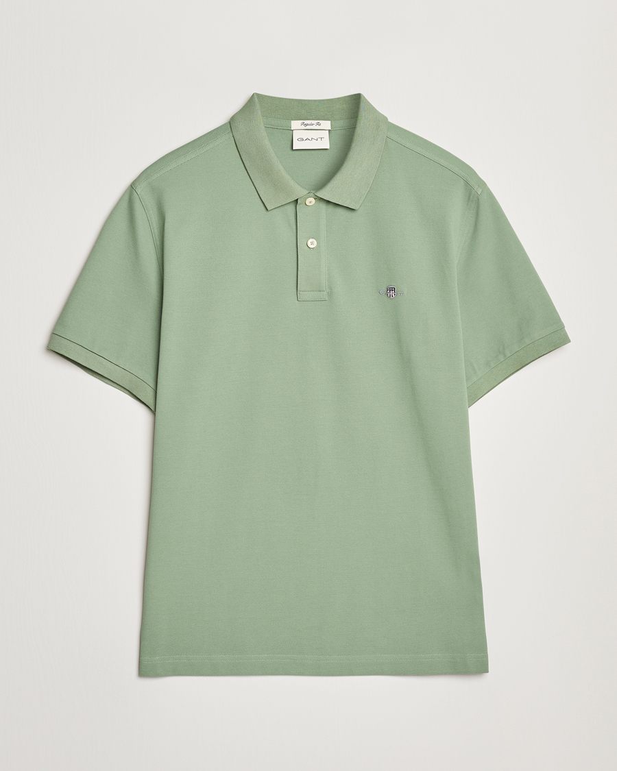 Men | Polo Shirts | GANT | The Original Polo Kalamata Green