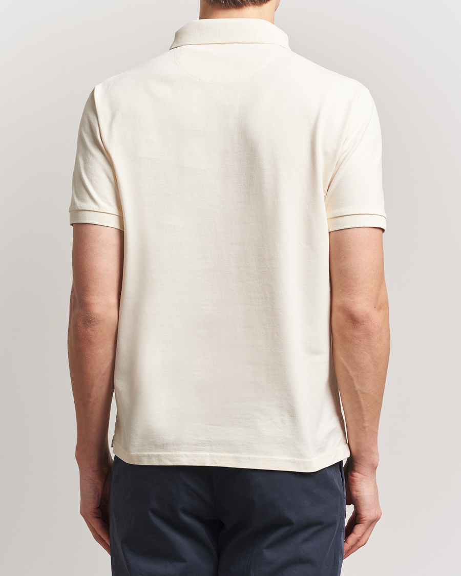 Men | Polo Shirts | GANT | Sunfaded Polo Ivory White