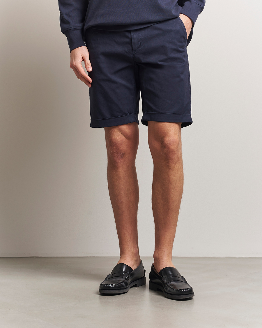 Men | Shorts | GANT | Regular Sunfaded Shorts Evening Blue