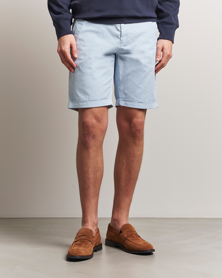 Men | Shorts | GANT | Regular Sunfaded Shorts Fresh Blue