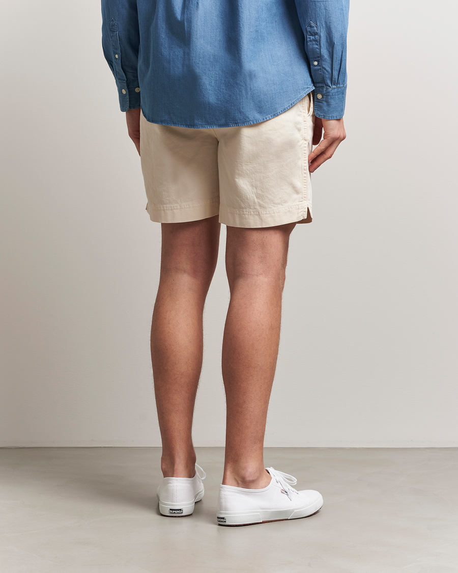 Men | Shorts | GANT | Regular Sunfaded Drawstring Shorts Cream